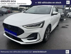 Blanc Utilisé 2024 Ford Focus ST-Line X | 26 990 € (Prix assez cher)