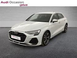 Blanc Utilisé 2024 Audi A3 Sportback S-Line Berline | 38 390 € (Prix assez cher)