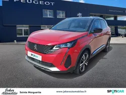 Rouge Utilisé 2021 Peugeot 3008 GT | 26 900 € (Prix assez cher)