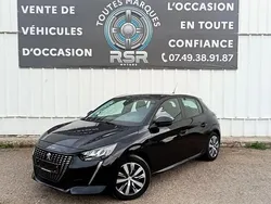 Noir Utilisé 2020 Peugeot 208 Active Citadine | 9 490 € (Prix juste)