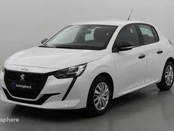 Blanc banquise Utilisé 2021 Peugeot 208 Active Citadine | 9 799 € (Bon prix)