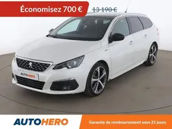 Blanc Utilisé 2018 Peugeot 308 GT-line Break | 12 490 € (Prix juste)