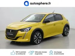 Jaune Utilisé 2022 Peugeot e-208 GT Citadine | 19 999 € (Prix juste)