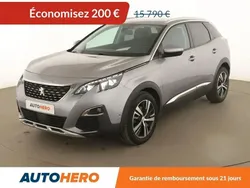 Gris Utilisé 2017 Peugeot 3008 Allure SUV | 15 590 € (Prix juste)