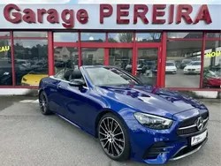 Bleu Utilisé 2021 Mercedes E300 AMG line Cabriolet | 54 900 €