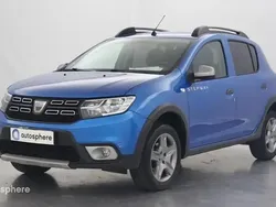 Bleu Utilisé 2020 Dacia Sandero Stepway Citadine | 11 499 € (Prix juste)