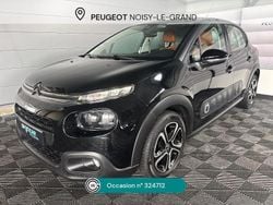 Noir Utilisé 2017 Citroën C3 PureTech Citadine | 8 950 € (Prix juste)
