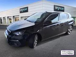 Noir Utilisé 2020 Peugeot 308 GT-line Berline | 13 490 € (Prix juste)