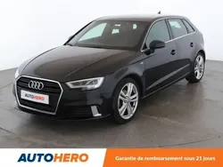 Noir Utilisé 2016 Audi A3 Sportback S-Line Berline | 18 490 € (Bon prix)