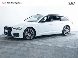 Blanc glacier métallisé Utilisé 2024 Audi A6 Competition Break | 56 480 € (Prix assez cher)