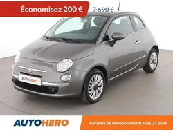 Gris Utilisé 2014 Fiat 500 Lounge Citadine | 7 490 € (Prix juste)