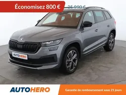 Gris Utilisé 2021 Skoda Kodiaq SportLine SUV | 35 190 € (Prix juste)