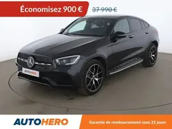 Gris Utilisé 2019 Mercedes GLC220 AMG line Coupé | 36 190 € (Prix juste)