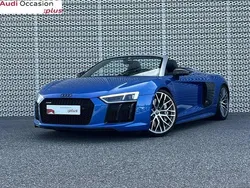 Bleu ara cristal Utilisé 2018 Audi R8 Spyder Exclusive Cabriolet | 142 990 €