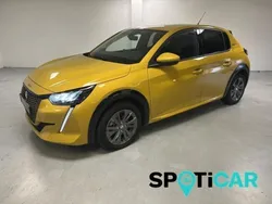Jaune Utilisé 2021 Peugeot e-208 Style Citadine | 13 490 € (Bon prix)