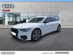 Blanc glacier métallisé Utilisé 2024 Audi A6 S-Line Break | 77 420 €