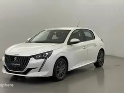 Blanc Utilisé 2021 Peugeot 208 Business-Line Citadine | 12 499 € (Prix juste)
