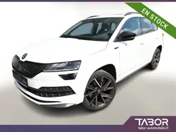 Blanc Utilisé 2021 Skoda Karoq SportLine SUV | 24 488 € (Prix assez cher)