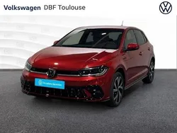 Rouge Utilisé 2024 VW Polo R-line Berline | 25 488 € (Prix juste)