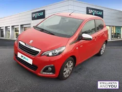 Rouge Utilisé 2021 Peugeot 108 Style Citadine | 9 990 € (Prix juste)