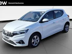 Blanc Utilisé 2025 Dacia Sandero Expression Citadine | 15 890 € (Prix juste)