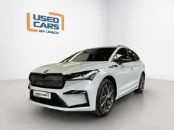 Blanc Utilisé 2023 Skoda Enyaq iV SportLine SUV | 43 066 € (Bon prix)