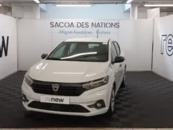 Blanc Utilisé 2022 Dacia Sandero Essentiel Citadine | 10 990 € (Bon prix)