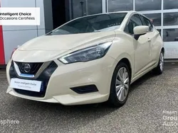 Beige Utilisé 2021 Nissan Micra Acenta Citadine | 12 999 € (Prix juste)