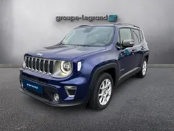 Bleu Utilisé 2019 Jeep Renegade Limited SUV | 15 980 € (Prix juste)