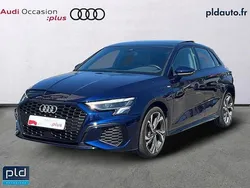 Bleu navarre métallisé Utilisé 2024 Audi A3 Sportback e-tron S-Line Berline | 37 999 € (Prix juste)