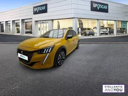Jaune Utilisé 2022 Peugeot e-208 GT Citadine | 16 190 € (Prix juste)