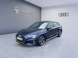 Bleu navarre métallisé Utilisé 2022 Audi A3 S-Line | 30 900 € (Prix juste)