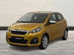 Jaune Utilisé 2017 Peugeot 108 Style Citadine | 8 999 € (Prix assez cher)