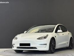 Blanc Utilisé 2022 Tesla Model 3 Performance Berline | 34 490 € (Prix juste)