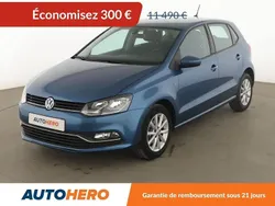 Bleu Utilisé 2015 VW Polo LOUNGE Citadine | 11 190 € (Prix juste)