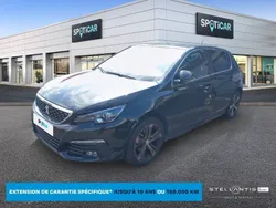 Noir Utilisé 2018 Peugeot 308 GT-line Berline | 13 990 € (Bon prix)