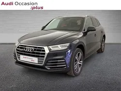 Bleu lunaire Utilisé 2019 Audi Q5 S-Line SUV | 34 900 € (Prix juste)