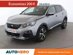 Gris Utilisé 2018 Peugeot 3008 Allure SUV | 17 990 € (Prix juste)
