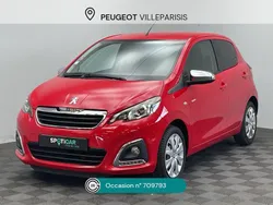 Rouge Utilisé 2018 Peugeot 108 Style Citadine | 9 490 € (Prix juste)