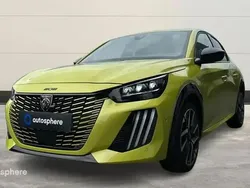 Jaune Nouvelle 2025 Peugeot 208 GT Citadine | 27 299 € (Prix assez cher)