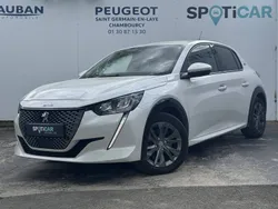 Blanc Utilisé 2021 Peugeot e-208 Citadine | 16 590 € (Prix juste)