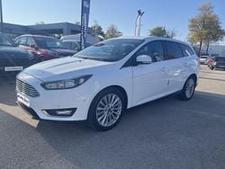 Blanc Utilisé 2018 Ford Focus Titanium Break | 13 999 € (Bon prix)
