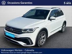Blanc Utilisé 2021 VW Tiguan R-line SUV | 34 990 € (Prix assez cher)