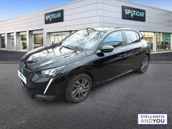 Noir Utilisé 2021 Peugeot 208 Style Citadine | 10 390 € (Prix juste)