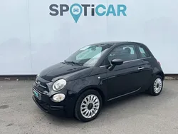Noir Utilisé 2019 Fiat 500 Lounge Citadine | 11 490 € (Prix juste)