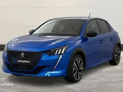 Bleu Utilisé 2022 Peugeot e-208 GT Citadine | 17 799 € (Prix juste)