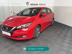 Rouge Utilisé 2021 Nissan Leaf Visia Citadine | 15 990 € (Prix assez cher)