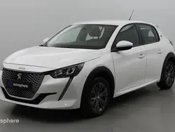 Blanc banquise (o) Utilisé 2021 Peugeot e-208 Active Citadine | 13 999 € (Bon prix)