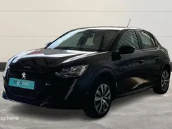 Noir Utilisé 2023 Peugeot e-208 Active Citadine | 16 999 € (Prix juste)