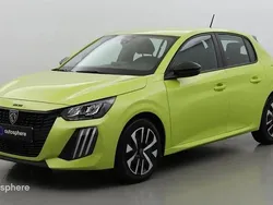 Jaune Utilisé 2024 Peugeot 208 Active Citadine | 15 990 € (Prix juste)